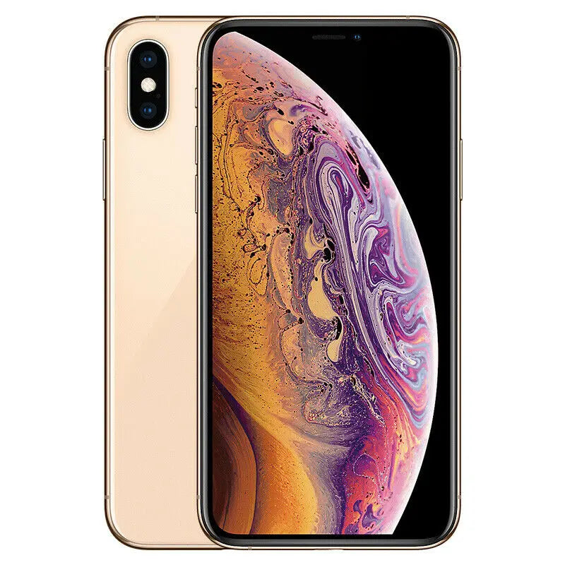 Apple iPhone XS 64GB/256GB ROM Original 5.8" Retina OLED Display RAM 4GB IOS NFC FACE ID Genuine 4G LTE Smart Phone