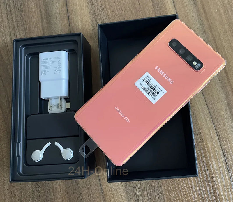 Samsung Galaxy S10 Plus S10+ G975U1 6.4" AMOLED RAM 8/12GB ROM 128/512GB/1TB Snapdragon 855 NFC 4G Unlocked Original Cell Phone