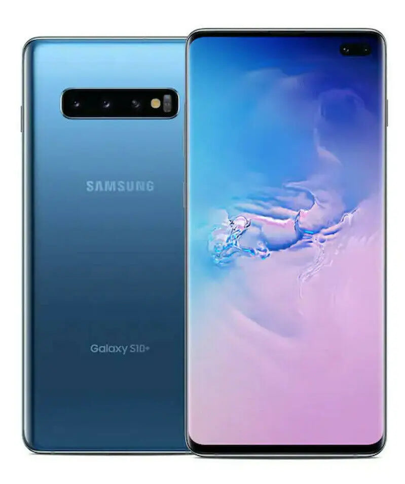 Samsung Galaxy S10 Plus S10+ G975U1 6.4" AMOLED RAM 8/12GB ROM 128/512GB/1TB Snapdragon 855 NFC 4G Unlocked Original Cell Phone