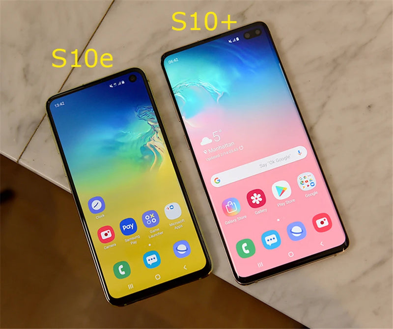 Samsung Galaxy S10 Plus S10+ G975U1 6.4" AMOLED RAM 8/12GB ROM 128/512GB/1TB Snapdragon 855 NFC 4G Unlocked Original Cell Phone