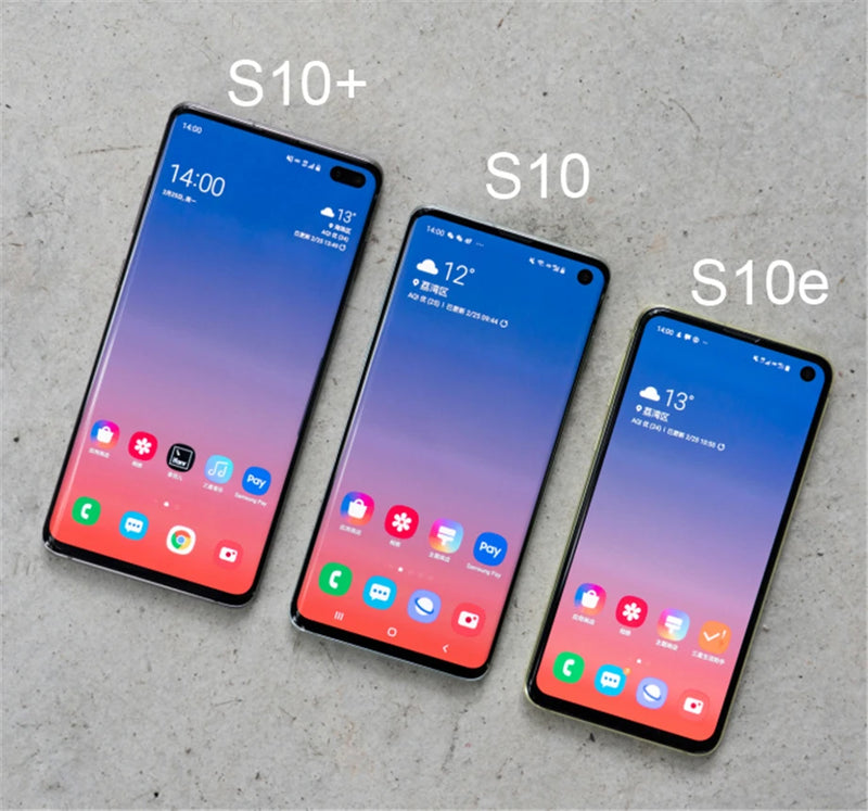 Samsung Galaxy S10 Plus S10+ G975U1 6.4" AMOLED RAM 8/12GB ROM 128/512GB/1TB Snapdragon 855 NFC 4G Unlocked Original Cell Phone