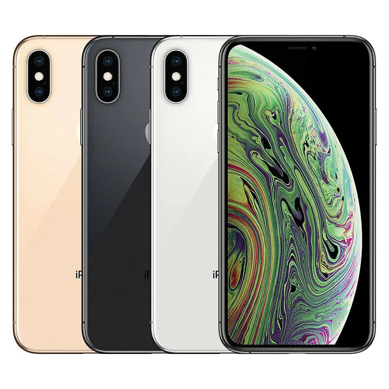 Apple iPhone XS 64GB/256GB ROM Original 5.8" Retina OLED Display RAM 4GB IOS NFC FACE ID Genuine 4G LTE Smart Phone