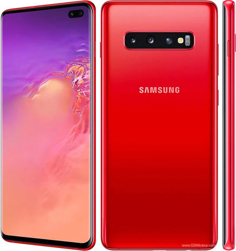 Samsung Galaxy S10 Plus S10+ G975U1 6.4" AMOLED RAM 8/12GB ROM 128/512GB/1TB Snapdragon 855 NFC 4G Unlocked Original Cell Phone