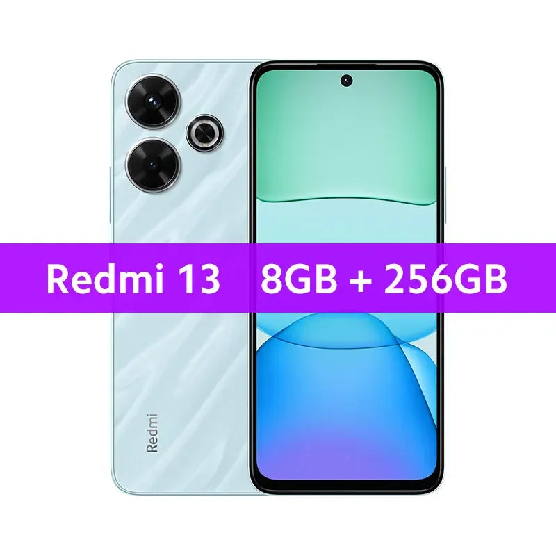 Global Version Xiaomi Redmi 13 Smartphone 108MP super clear camera MediaTek Helio G91 Ultra 33W fast charging 5030mAh battery