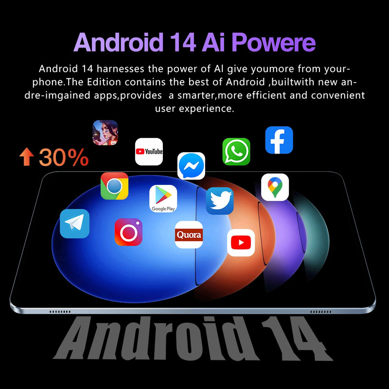 2025 NEW Original Pad 7 Pro  Android14 Snapdragon 8gen2 HD Tablet  16GB+1TB 20000mAh 5G Dual SIM Bluetooth WiFi GPS Tables PC