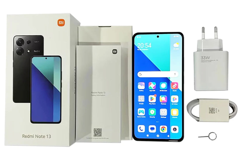 Global Version Xiaomi Redmi Note 13 Cellphone 120Hz AMOLED display 33W charging 108MP camera Snapdragon 685 Octa core