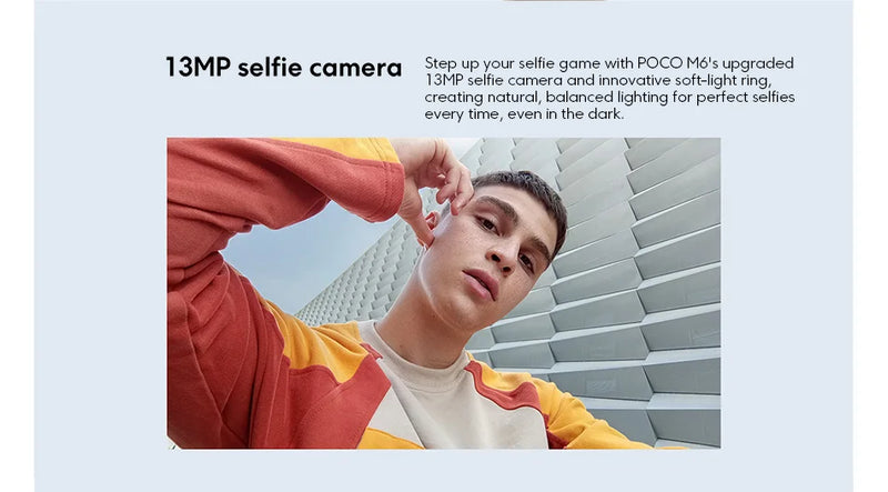 POCO M6 Global Version Smartphone MediaTek Helio G91 Ultra 6.79'' Display 90Hz 33W Fast Charging 5030mAh Battery 108MP NFC