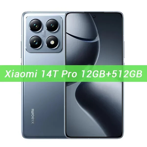 Global Version Xiaomi 14T Pro 5G Smartphone Dimensity 9300+ 144Hz AI Display 50MP Leica Camera 50W wireless 120W HyperCharge NFC