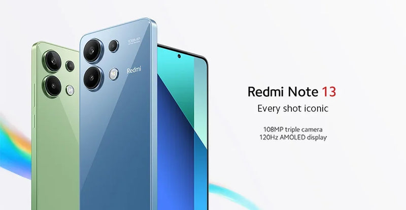 Xiaomi Redmi Note 13 Global Version Snapdragon® 685 Smartphone 108MP camera 120Hz 6.67"AMOLED display 33W charg