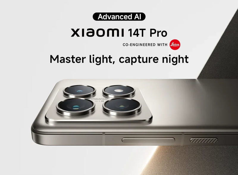 Global Version Xiaomi 14T Pro 5G Smartphone Dimensity 9300+ 144Hz AI Display 50MP Leica Camera 50W wireless 120W HyperCharge NFC