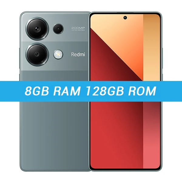 Global Version Xiaomi Redmi Note 13 Pro 4G Cellphone 8GB 256GB 200MP OIS Camera 6.67" 120Hz AMOLED Display NFC 67W Fast Charging