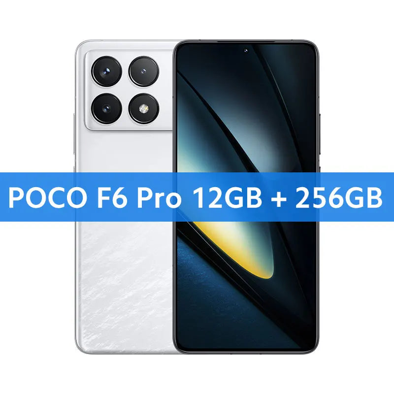 POCO F6 Pro Global Version Cellphone Snapdragon 8 Gen 2 WQHD+ 6.67” 120Hz Flow AMOLED display 120W HyperCharge 5000mAh battery