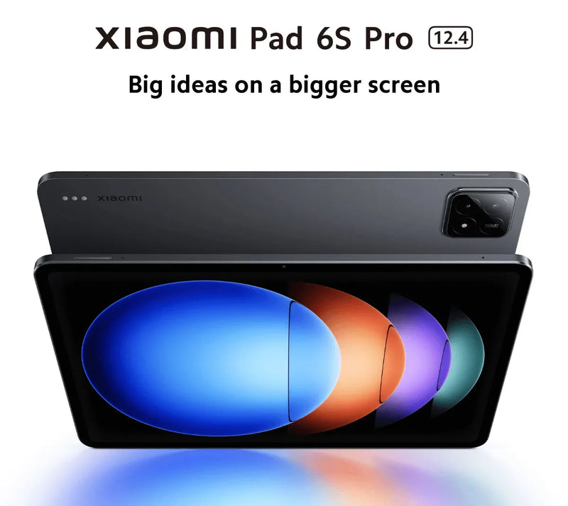 Global Version Xiaomi Pad 6S Pro Snapdragon® 8 Gen 2 HyperOS 12.4" 144Hz 3K Display 120W HyperCharge 10000mAh(typ) Battery 120W