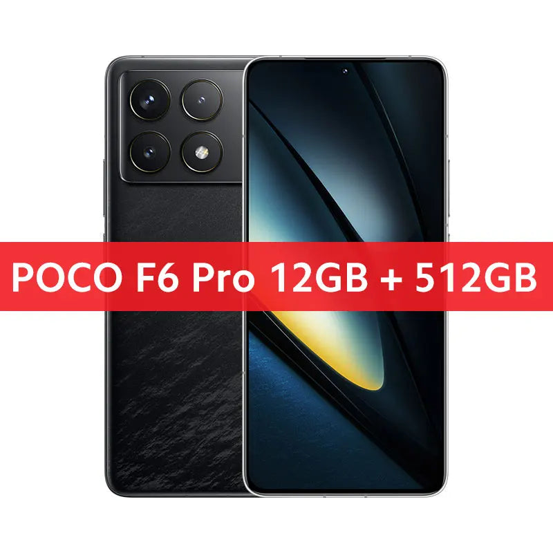 POCO F6 Pro Global Version Cellphone Snapdragon 8 Gen 2 WQHD+ 6.67” 120Hz Flow AMOLED display 120W HyperCharge 5000mAh battery