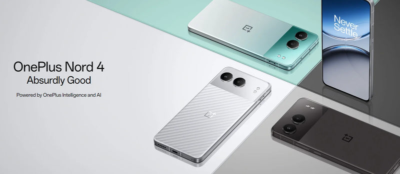 New OnePlus Nord 4 Global Version Snapdragon 7 Plus Gen 3 Sony 50MP Camera 5500mAh Battery 100W SUPERVOOC Charge 6.74" AMOLED