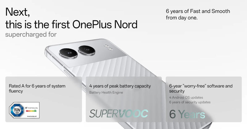 New OnePlus Nord 4 Global Version Snapdragon 7 Plus Gen 3 Sony 50MP Camera 5500mAh Battery 100W SUPERVOOC Charge 6.74" AMOLED