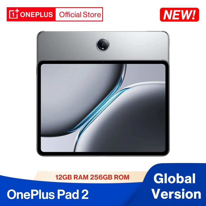 World Premiere OnePlus Pad 2 Global Version Tablet 12GB 256GB Snapdragon 8 Gen 3 Chipset 3K 12 inches Display 9510mAh Battery