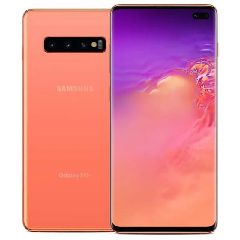 Samsung Galaxy S10 Plus S10+ G975U1 6.4" AMOLED RAM 8/12GB ROM 128/512GB/1TB Snapdragon 855 NFC 4G Unlocked Original Cell Phone