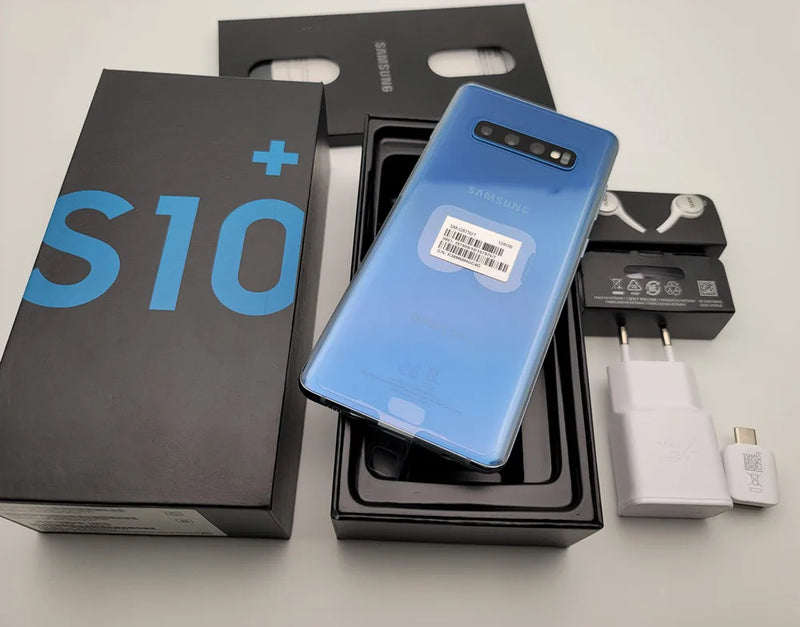 Samsung Galaxy S10 Plus S10+ G975U1 6.4" AMOLED RAM 8/12GB ROM 128/512GB/1TB Snapdragon 855 NFC 4G Unlocked Original Cell Phone