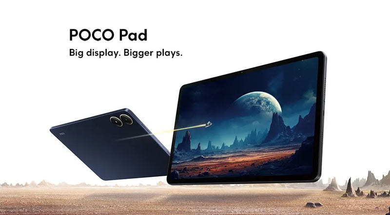 Tablet POCO Pad Global version LCD screen 12.1 inch 120Hz 2.5K Snapdragon 7s Gen 2 octa cores 10000mAh battery