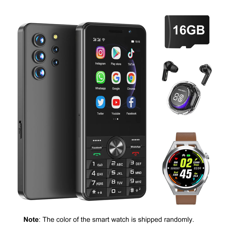 SERVO F25 PRO Smart Touch Phone 4G Network WiFi Google Play WiFi Android 8.1 System Dual SIM Cards 3.5" Display Smart Cellphones