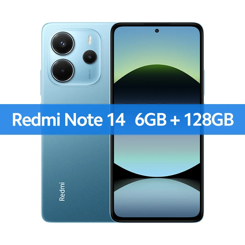 【World Premiere】Global Version Xiaomi Redmi Note 14 MediaTek Helio G99-Ultra 108MP AI 5500mAh 6.67" AMOLED 120Hz Display IP54