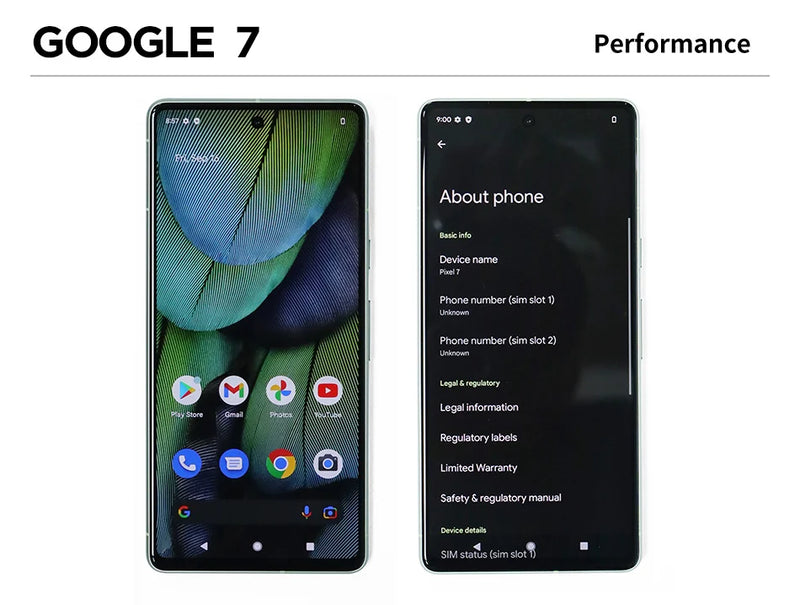 Google Pixel 7 8GB+128GB/256GB Global Version 5G Smartphone  6.3" NFC Android13 IP68 dust/water resistant MobilePhone