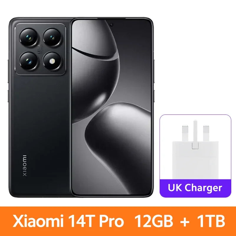 Global Version Xiaomi 14T Pro 5G Smartphone Dimensity 9300+ 144Hz AI Display 50MP Leica Camera 50W wireless 120W HyperCharge NFC