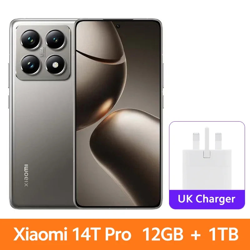 Global Version Xiaomi 14T Pro 5G Smartphone Dimensity 9300+ 144Hz AI Display 50MP Leica Camera 50W wireless 120W HyperCharge NFC