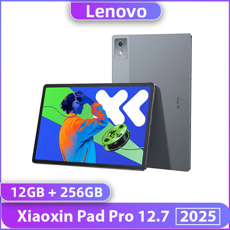 Lenovo Tablet Xiaoxin Pad Pro 12.7 2025 MTK Dimensity 8300 8GB/12GB+128GB/256GB 144Hz 2.9K LCD Screen 10200mAh 45W Charge CN Rom