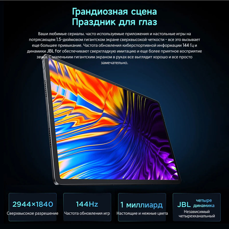 Lenovo Tablet Xiaoxin Pad Pro 12.7 2025 MTK Dimensity 8300 8GB/12GB+128GB/256GB 144Hz 2.9K LCD Screen 10200mAh 45W Charge CN Rom