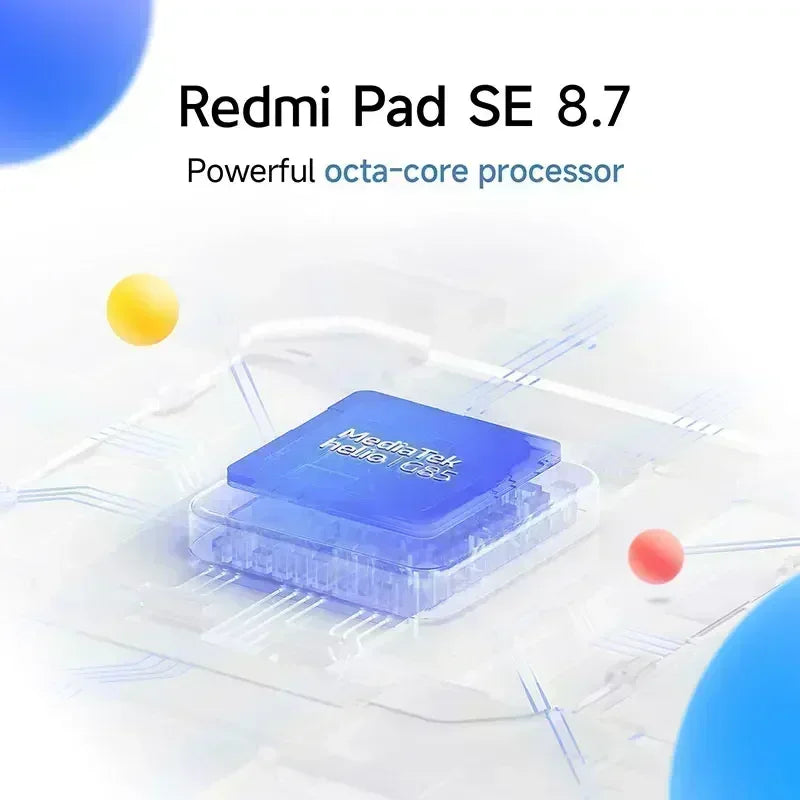 Global Version Xiaomi Redmi Pad SE 8.7 inch Mi Tablet 6650mAh MTK Helio G85 Dual speakers Dolby Atmos® 90Hz Display