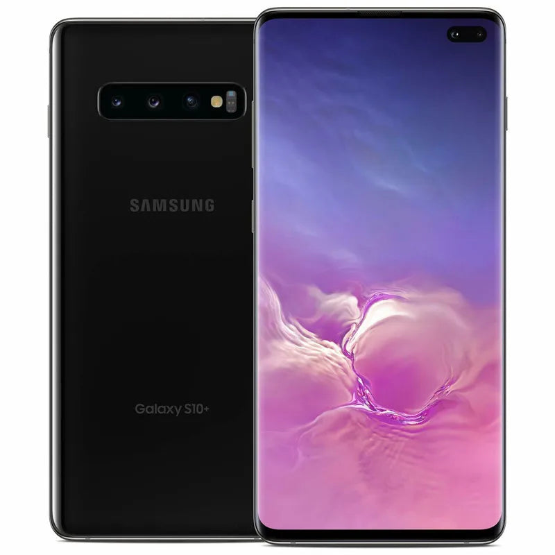 Samsung Galaxy S10 Plus S10+ G975U1 6.4" AMOLED RAM 8/12GB ROM 128/512GB/1TB Snapdragon 855 NFC 4G Unlocked Original Cell Phone