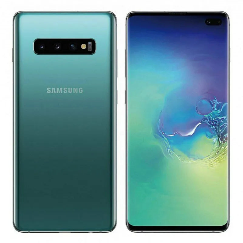 Samsung Galaxy S10 Plus S10+ G975U1 6.4" AMOLED RAM 8/12GB ROM 128/512GB/1TB Snapdragon 855 NFC 4G Unlocked Original Cell Phone