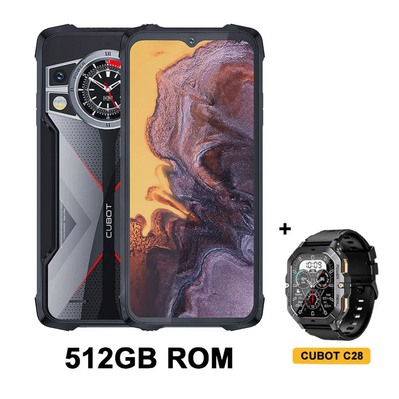 Cubot KingKong 9, Helio G99, 120Hz 6.583-Inch Screen, IP68 Waterproof Rugged, 24GB RAM(12GB+12GB), 256GB ROM, 100MP Camera, NFC