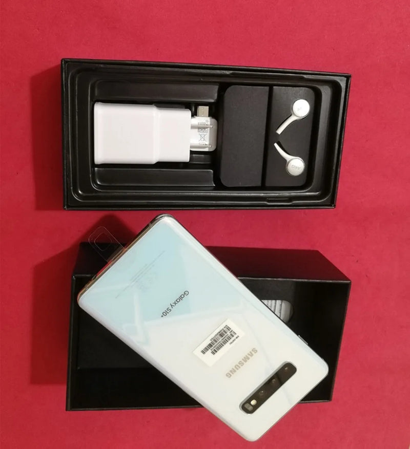 Samsung Galaxy S10 Plus S10+ G975U1 6.4" AMOLED RAM 8/12GB ROM 128/512GB/1TB Snapdragon 855 NFC 4G Unlocked Original Cell Phone