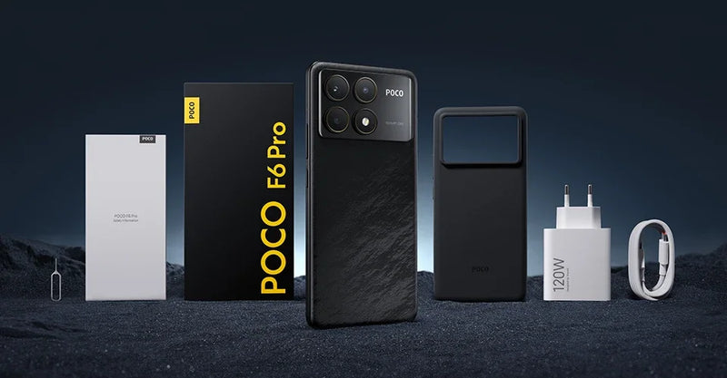 POCO F6 Pro Global Version Cellphone Snapdragon 8 Gen 2 WQHD+ 6.67” 120Hz Flow AMOLED display 120W HyperCharge 5000mAh battery