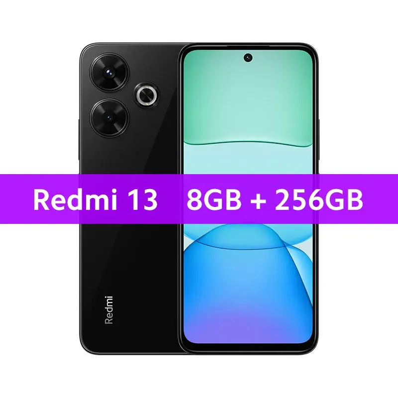 Global Version Xiaomi Redmi 13 Smartphone 108MP super clear camera MediaTek Helio G91 Ultra 33W fast charging 5030mAh battery